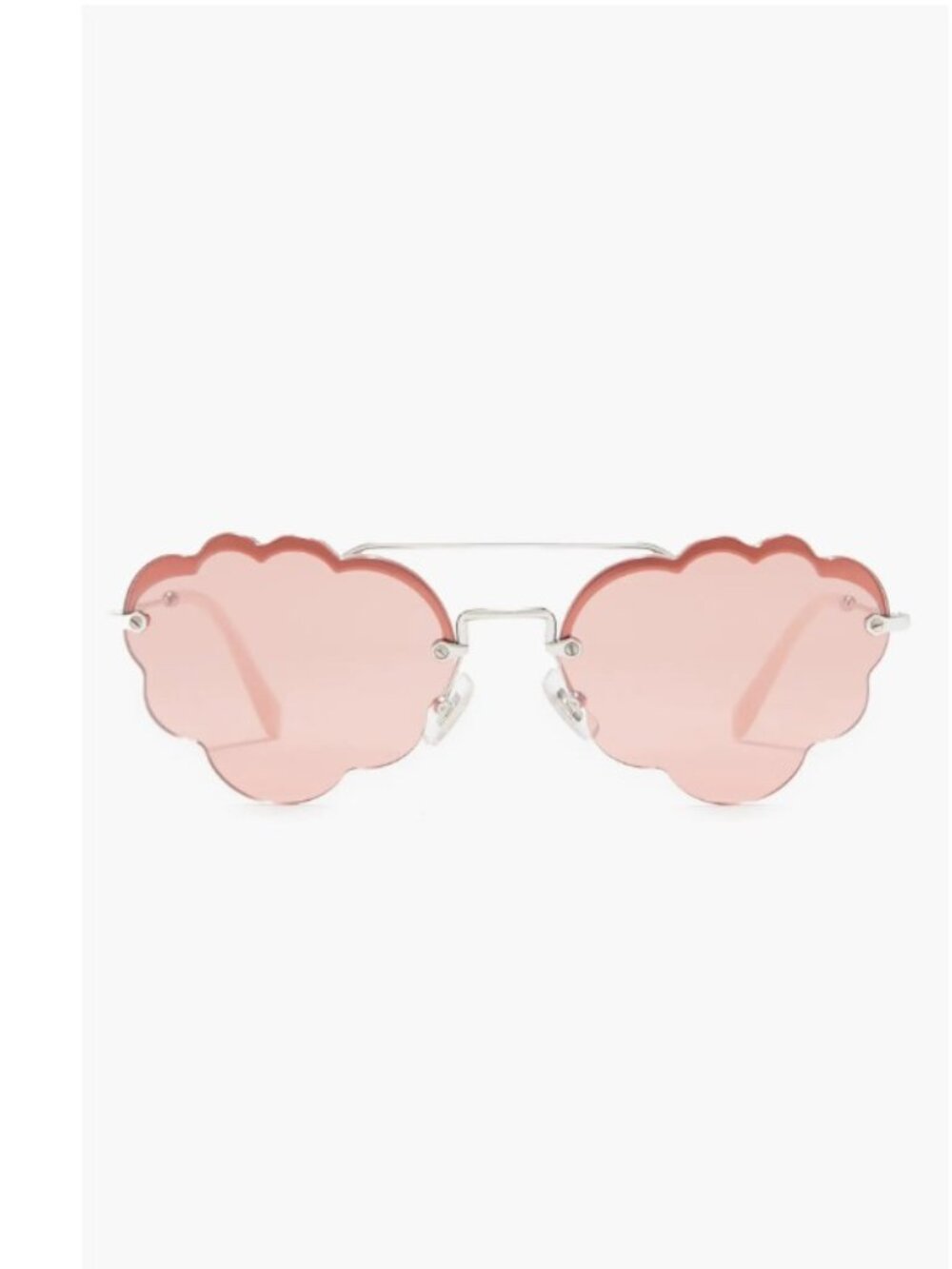 Miu Miu 58mm Irregular Fashion Sunglasses